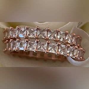 Ring Bomb Party Unspoken Dreams Ring Rings Set RBP5905 Rose Gold Size 9 Cubic